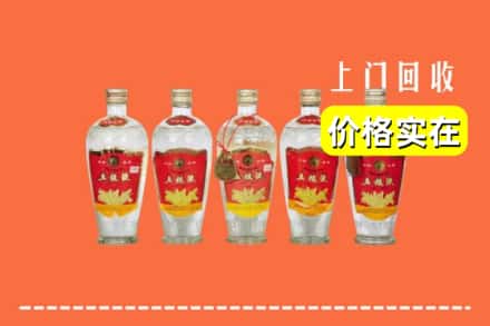 诚信求购:包头市达尔罕茂明安高价回收老五粮液